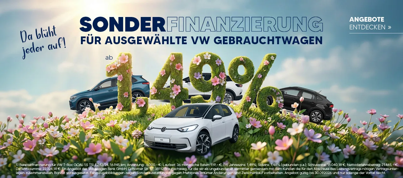 VW Sonderzins Aktion