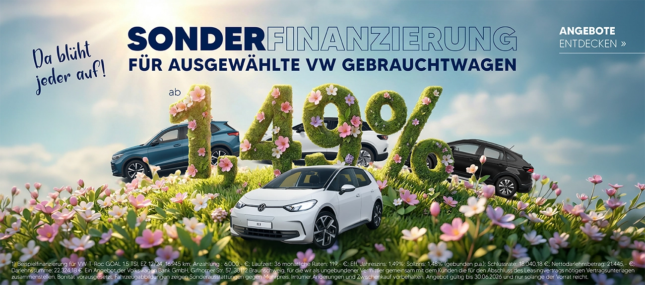 VW Sonderzins Aktion